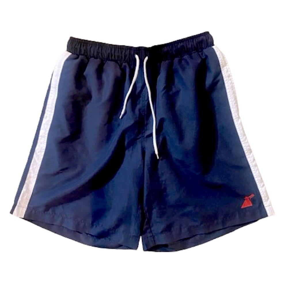 Men’s Carnival Cruise Size Medium Navy Blue Drawstring Swim Trunks